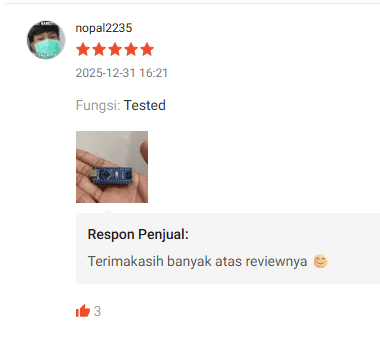 Tangkapan layar ulasan pelanggan Gerysupershop 2